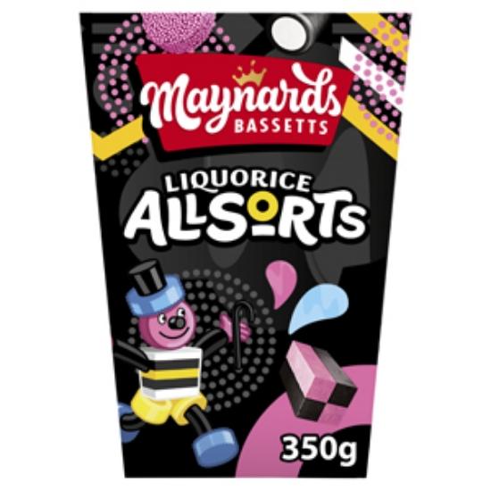 Picture of Maynards Liqourice Allsorts 350G Carton x6